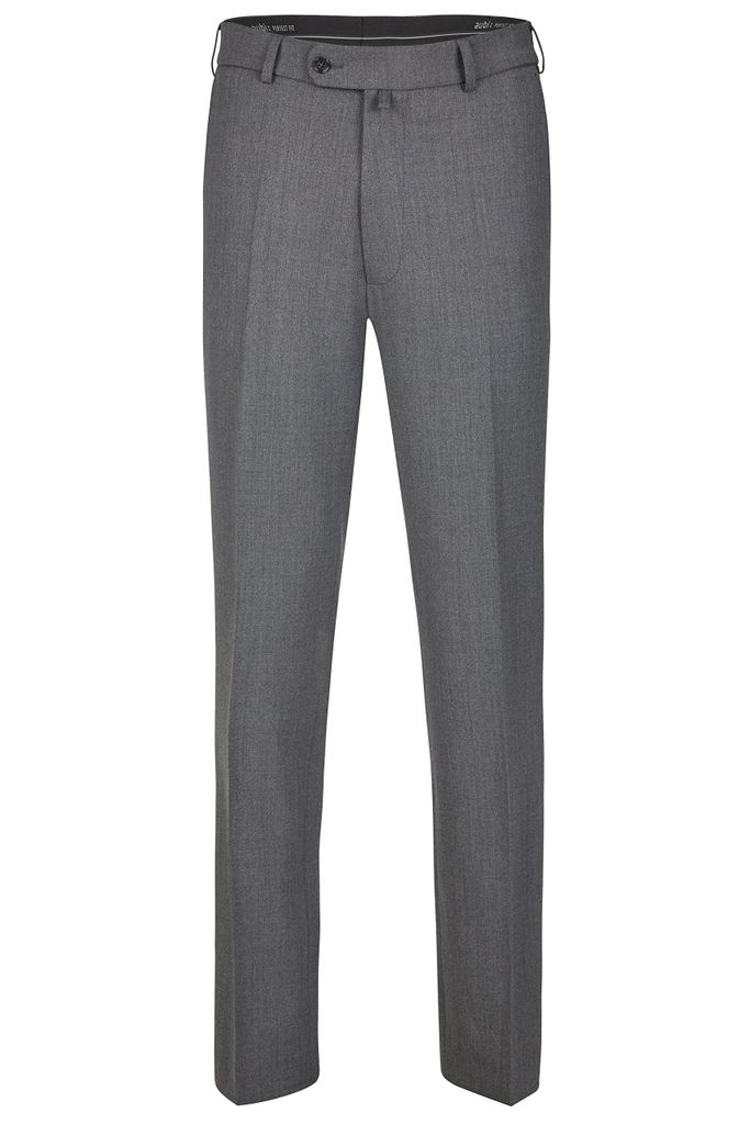aubi Perfect Fit Herren Businesshose Anzughose Flat Front Modell 29 grau Größe 60
