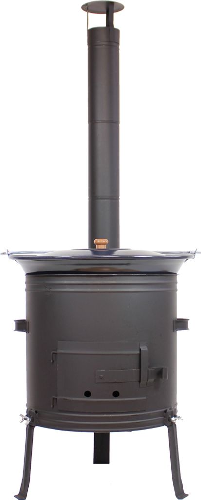 Gulaschkanone 1,2 mm 42cm mit 30 Liter Gulaschkesssel und Produktbild 