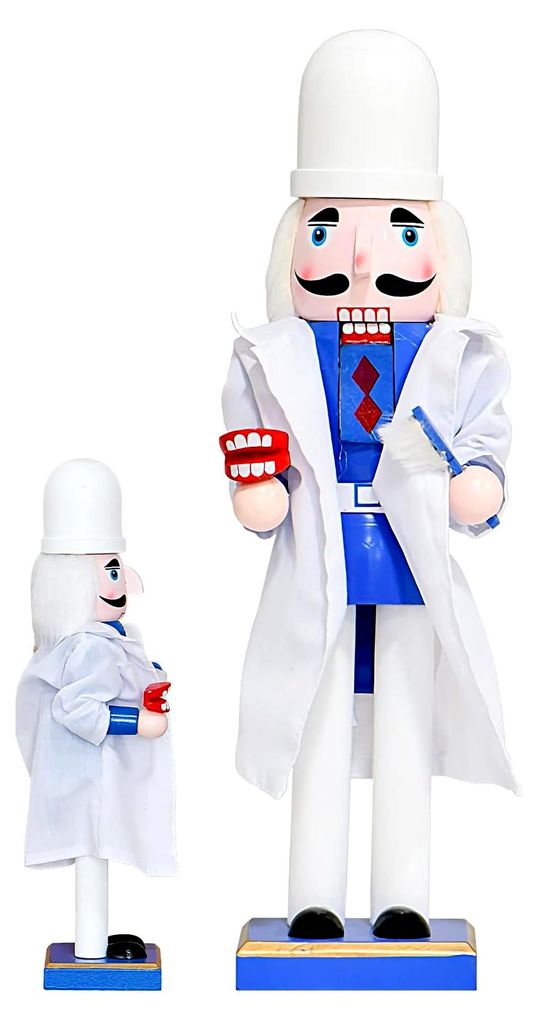 Nussknacker Statue Deko | Holznussknacker Figur Weihnachtsdekoration - Tischdekoration Saisonale Deko Für Familie Freunde Kollegen