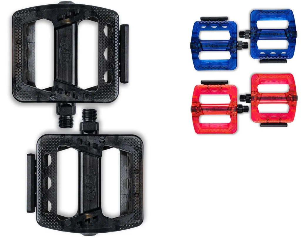 Pédales RFR Junior Orange One Size avec réflecteurs et grip optimisé