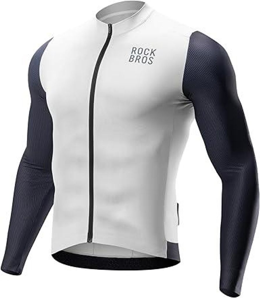 ROCKBROS Herren Langarm Radtrikot Atmungsaktiv Produktbild 