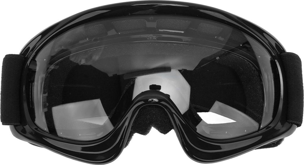 Kinder-Dirt-Bike-Brille, stoßfest, UV-Schutz, Motorrad, für Outdoor, Radfahren, Ski, ATV, Off-Road-Rennen, Schwarz
