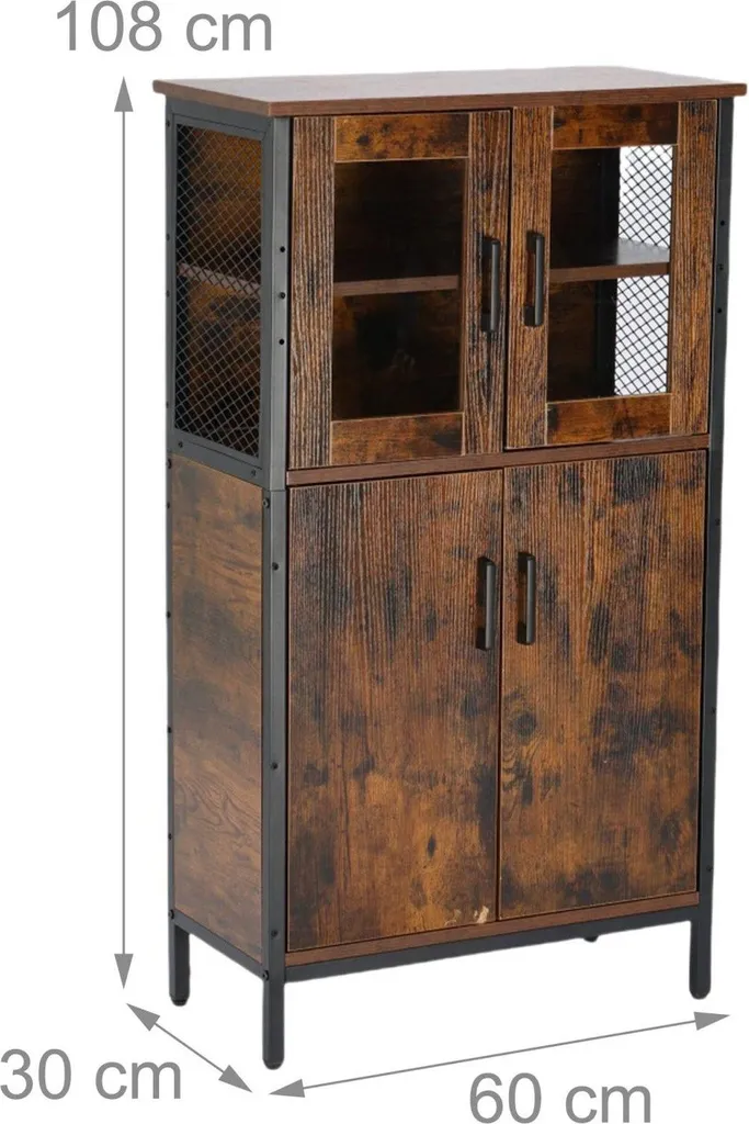 Armoire industrielle - Étagères réglables et conception sécurisée