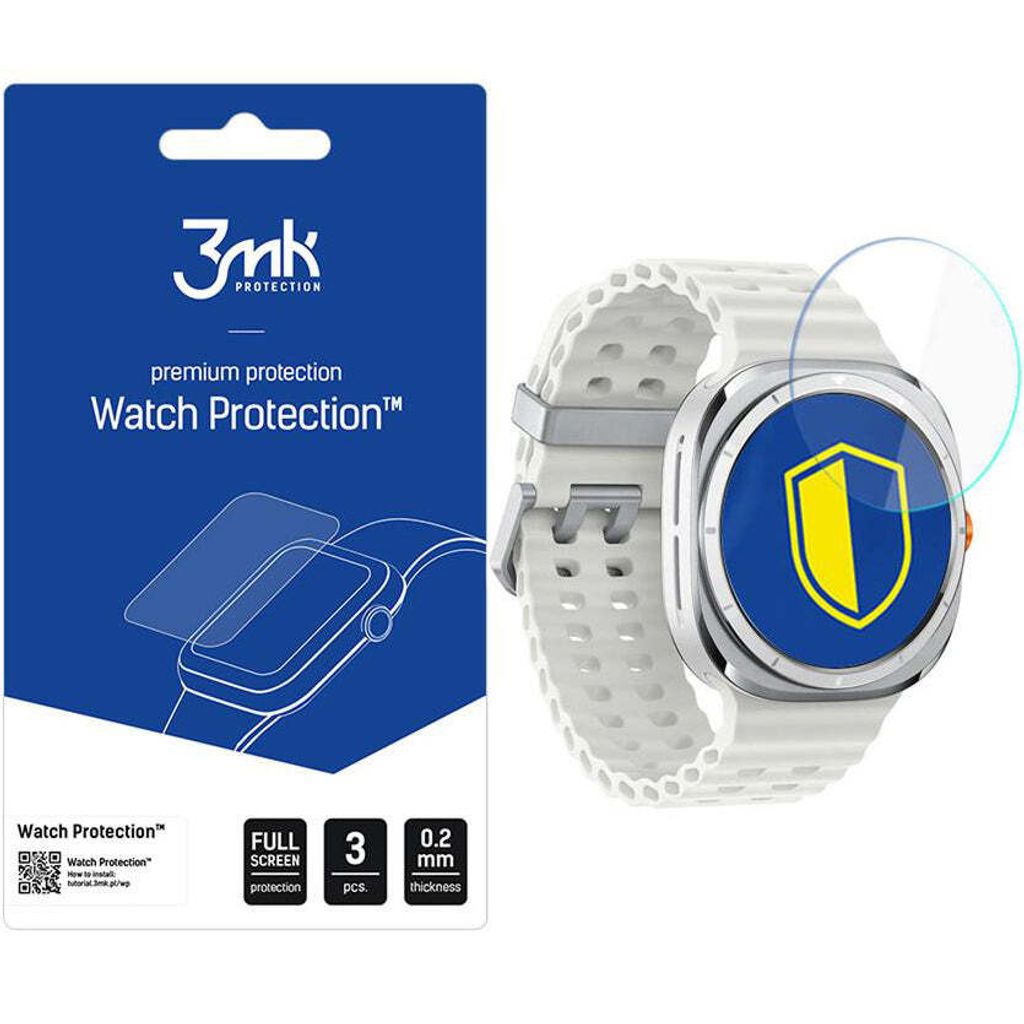 3mk Display Hybridglas Watch Protection für Huawei Watch GT 5 Pro 42mm 0,2mm (3 Stück)