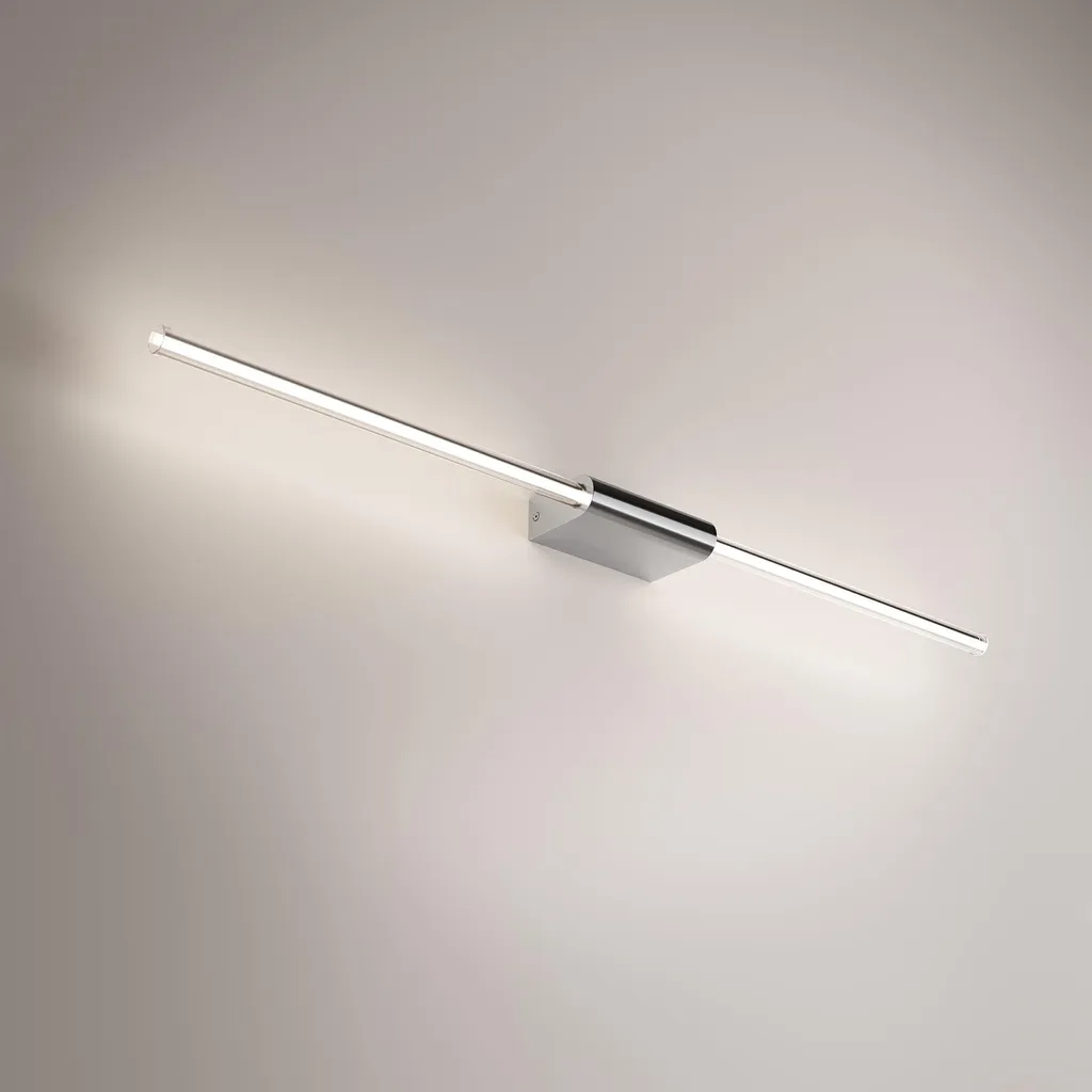 Applique Linéaire LED Chrome Poli 9W Brilliant 87cm Design Minimaliste