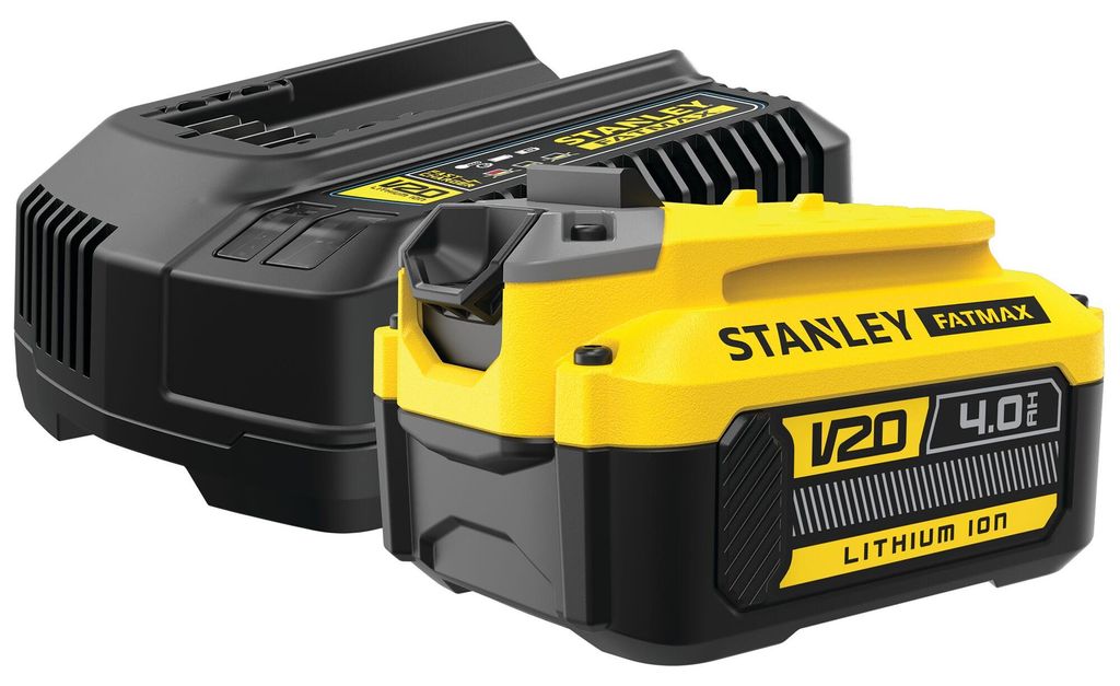 Stanley Fatmax Akku-Ladeger. 18V V20 2A,1x4,0Ah Akku Produktbild 