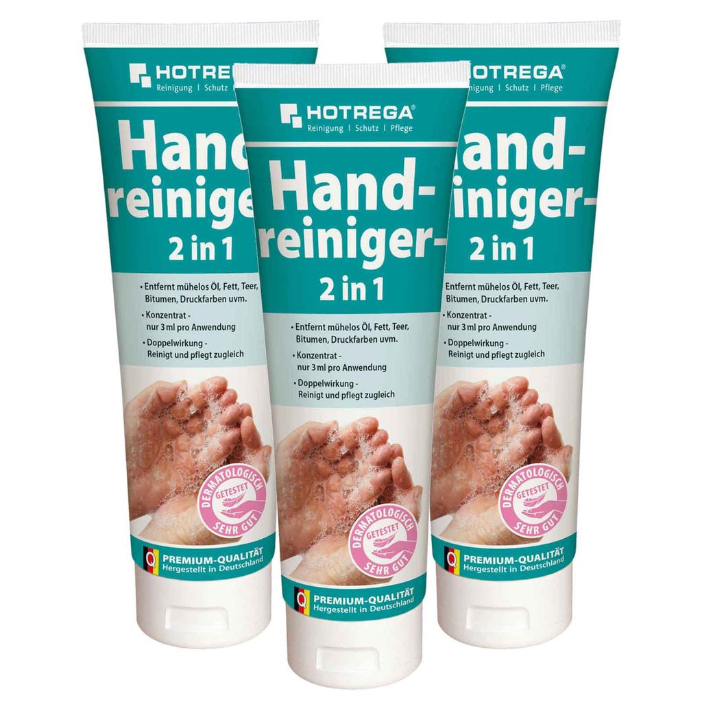 HOTREGA Handreiniger, Handwaschpaste, Handseife 2in1 250 ml Produktbild 