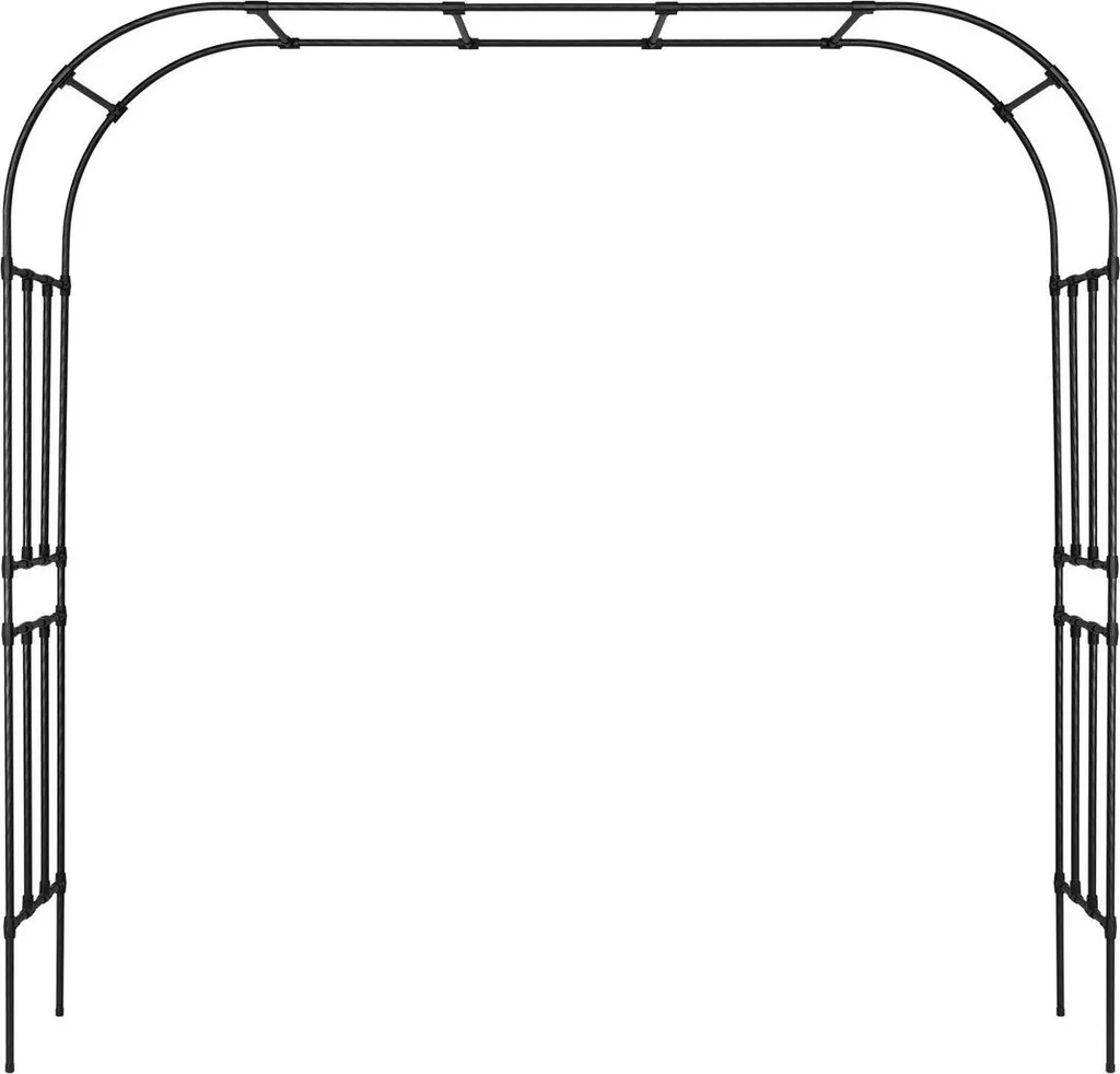 Arco da Giardino in Metallo 240x250cm | Traliccio per Rose e Rampicanti