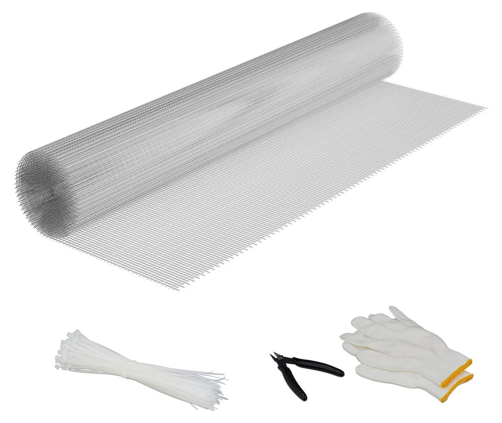 Relaxdays Volierendraht, 100 cm x 5 m, für Produktbild 