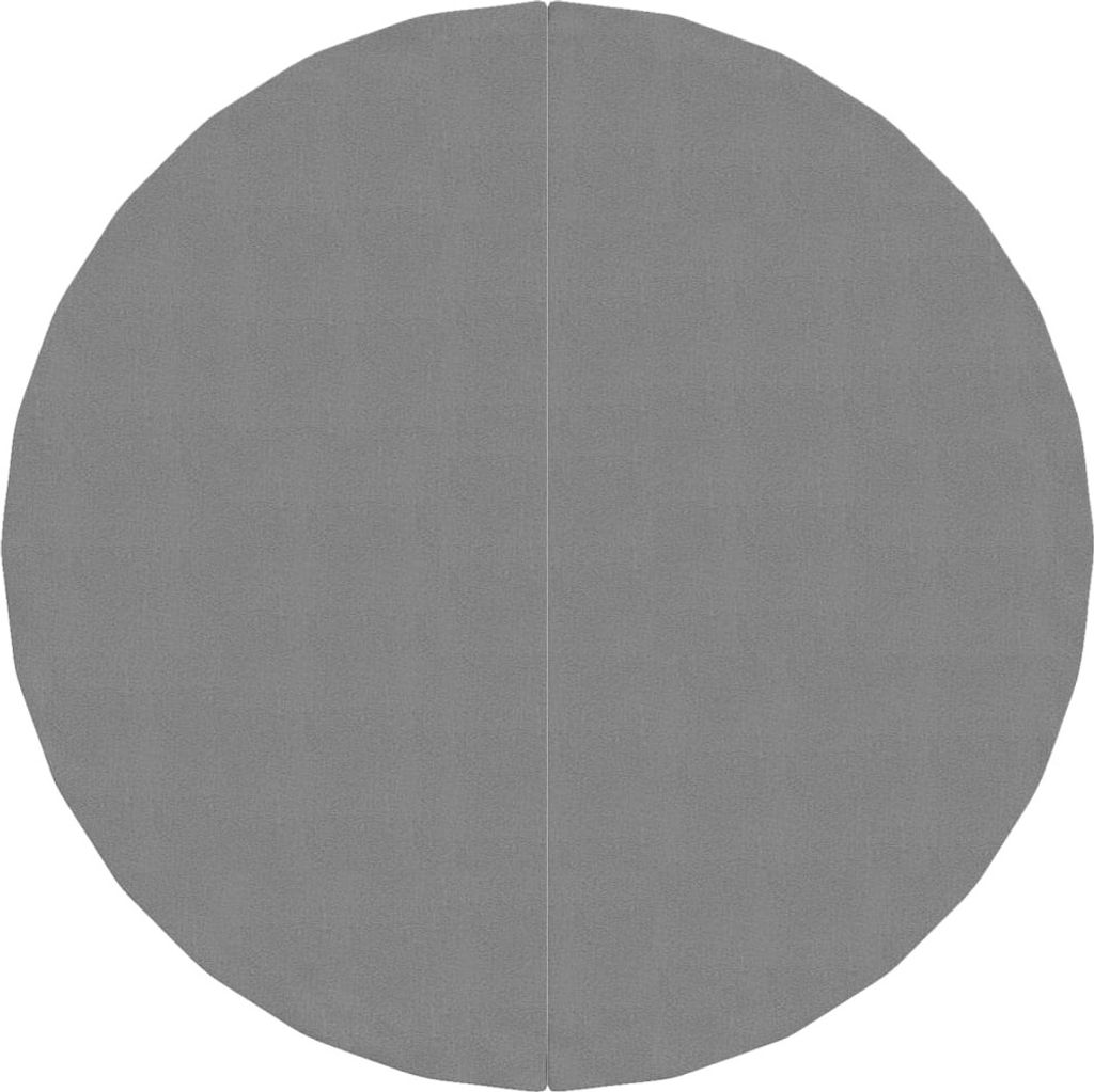 vidaXL Pool-Bodentuch Hellgrau Ø244 cm Polyester Geotextil Produktbild 