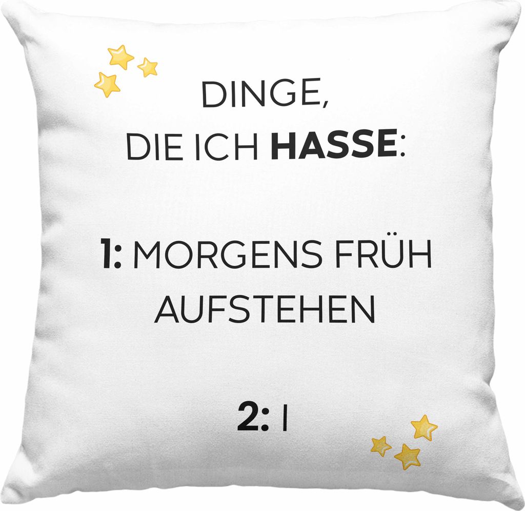 Trendation - Lustige Deko-Kissen mit Füllung 40x40 mit Produktbild 
