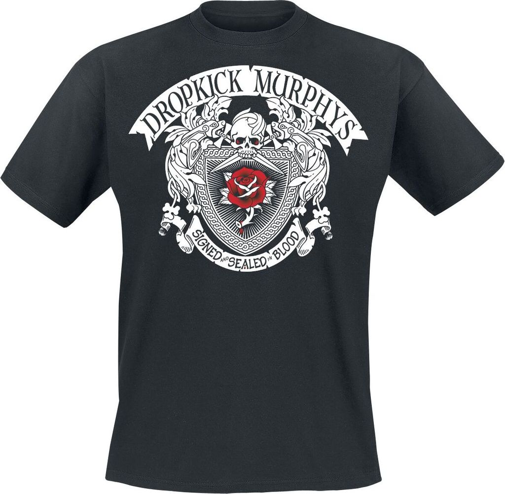 Dropkick Murphys T-Shirt Herren Signed and sealed in blood schwarz XL