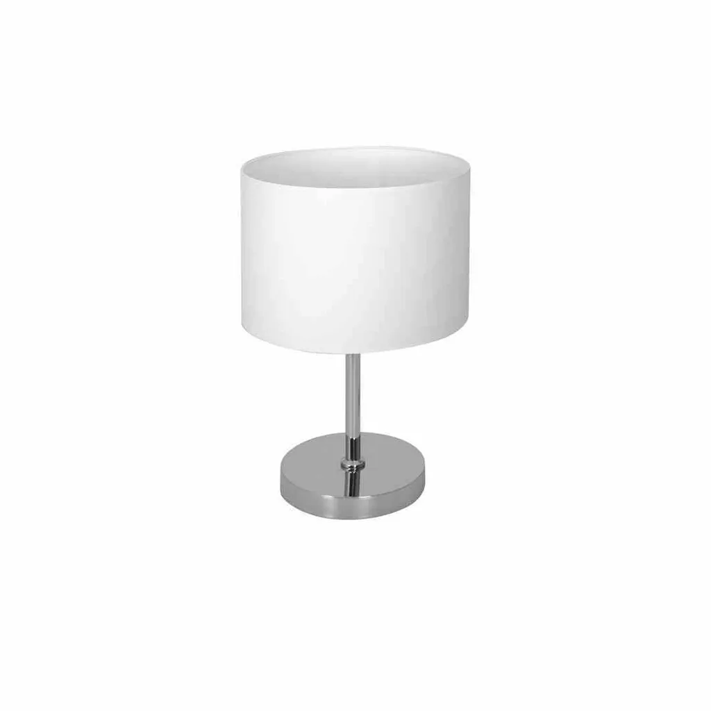 Lampe de table CASINO Milagro chromée blanche E27 40x25cm chic - 2
