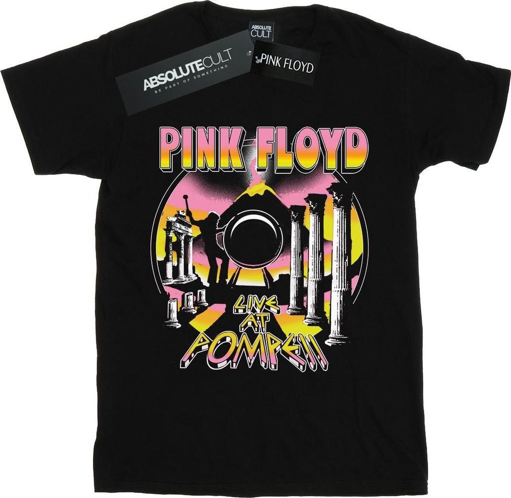 Pink Floyd - "Live At Pompeii" T-Shirt für Mädchen BI33452 (152-158) (Schwarz)
