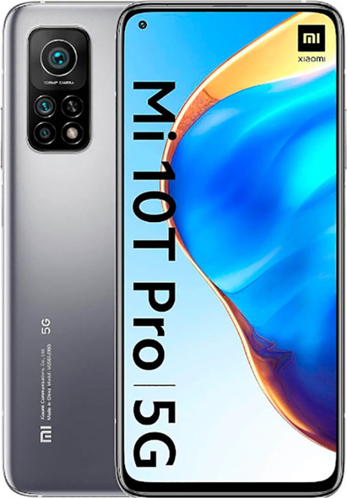 Xiaomi Mi 10T Pro 128 GB + 8 GB Dual-Sim Lunar Silver Neu Zdjęcie produktu 5