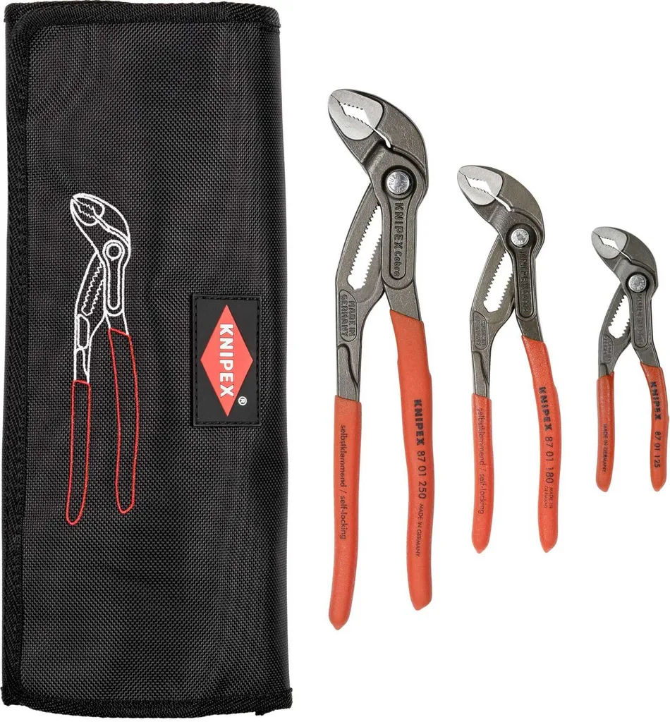 Pince de serrage multiprise Cobra Knipex pour travaux de plomberie