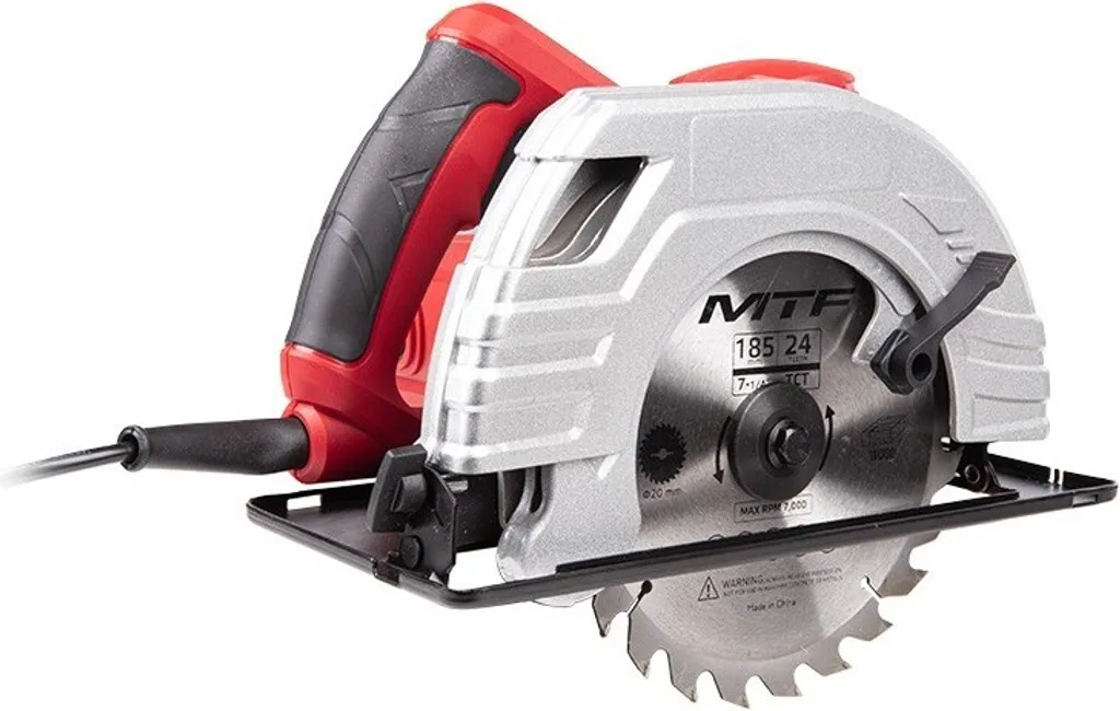 Scie circulaire électrique MTF 1380W 5500 tr/min pour coupes précises