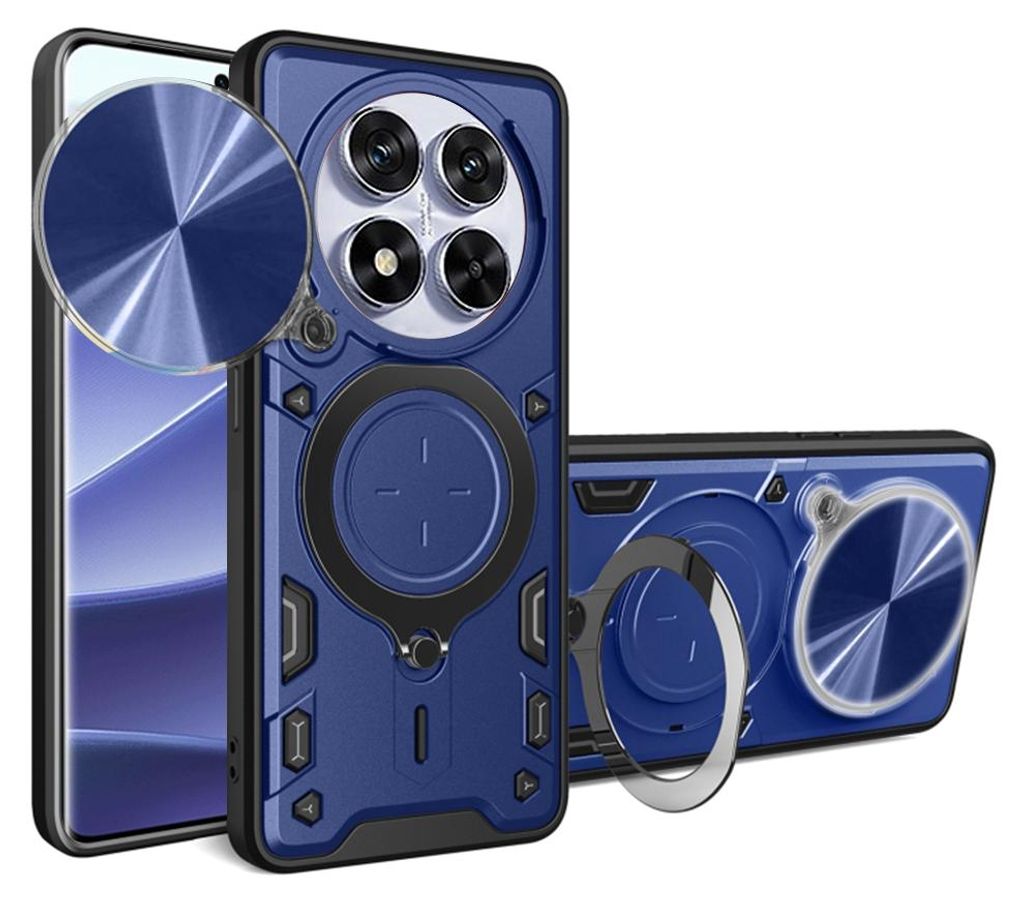 Techsuit CamGuard Pro Back Cover Hülle für Xiaomi Redmi Note 14 Pro / Xiaomi Poco X7 - Blau