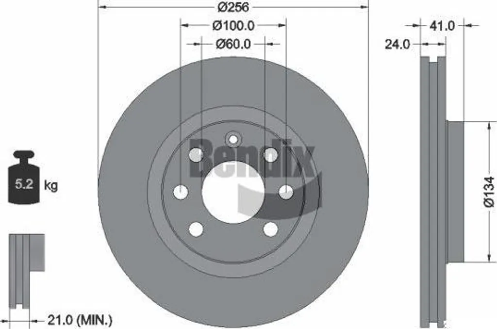 Disque de Frein Bendix BDS1425 : Éliminez les Vibrations au Freinage