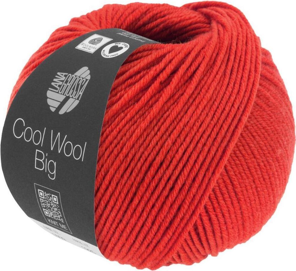 Lana Grossa - Cool Wool Big Melange 1607 rot meliert