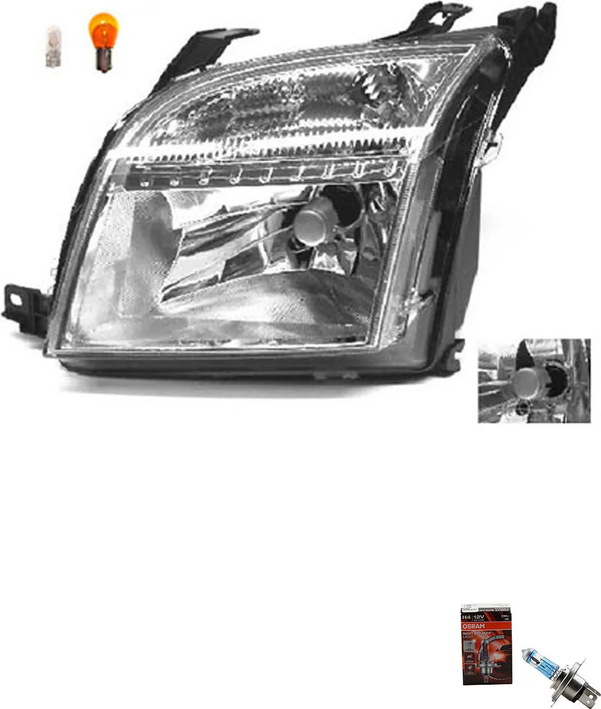 Faro Ford Fusion 2002-2005 Sinistro Johns + Osram Laser: Luce Premium