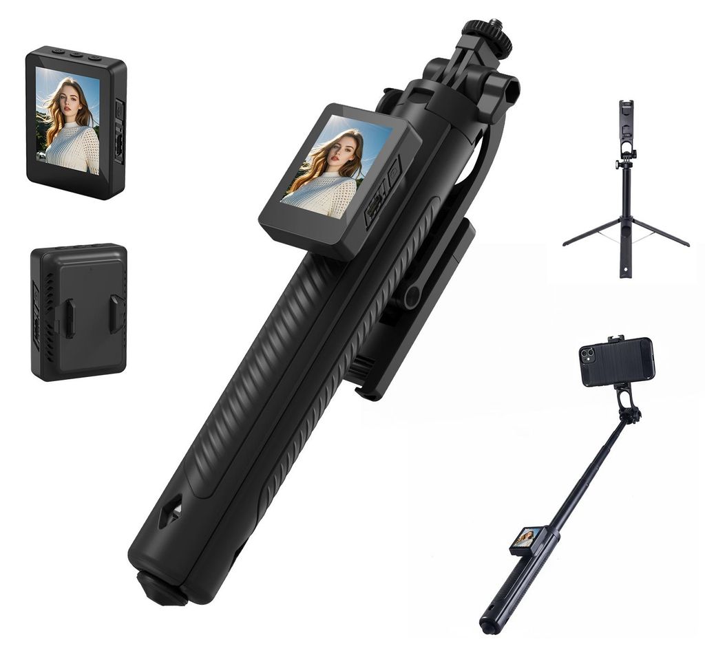 D11 Selfie-Stick mit Stativ, 180° drehbar, Produktbild 