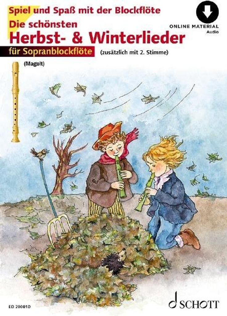 Die schönsten Herbst- und Winterlieder + Online Material