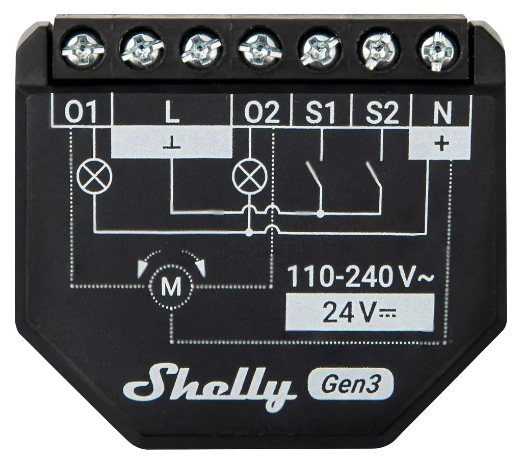 Shelly Plus 2PM Gen3 - Pack de 3 Interrupteurs Relais WiFi 2 Canaux