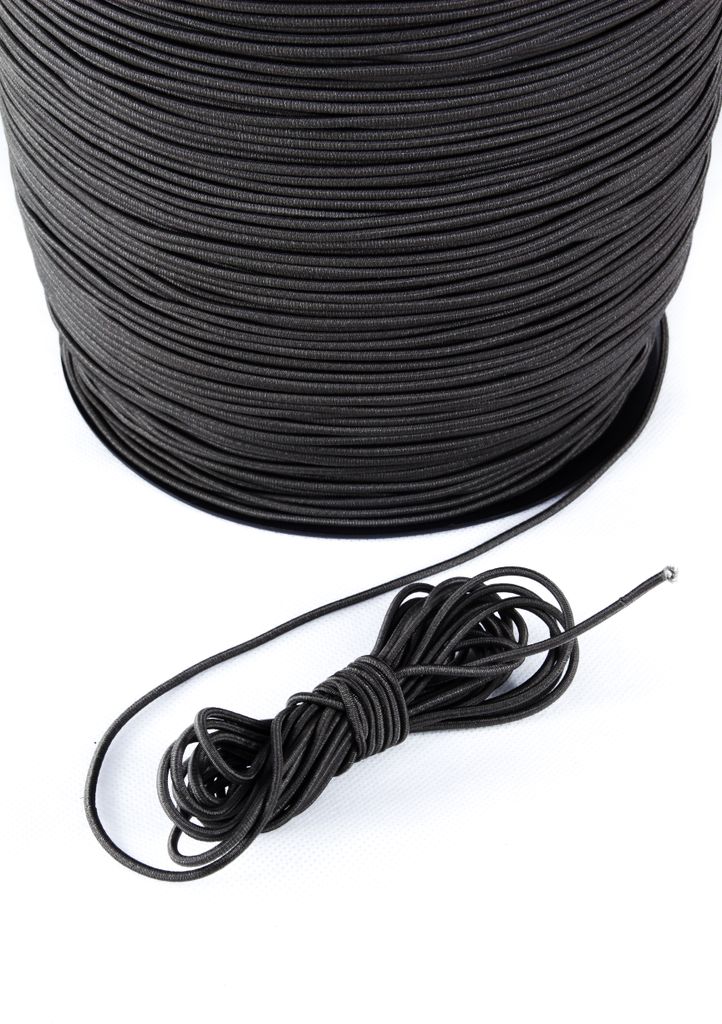 Zeltstangen Verbindungsgummi 100 m Ø 3 mm Gummiband Elastic Produktbild 