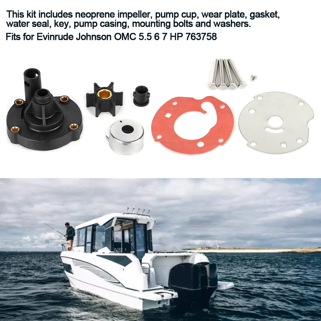 Kit turbine de pompe à eau complet 391391 compatible Johnson Evinrude - 6