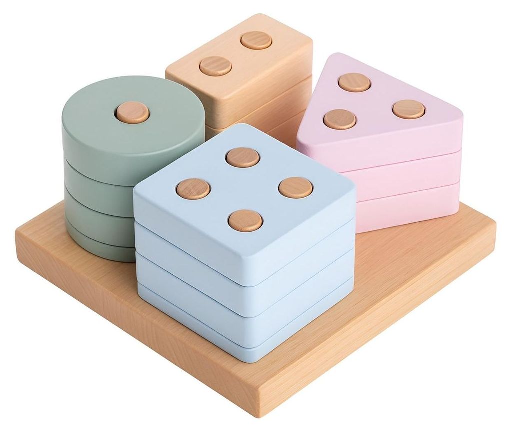 Cubika Pastel 15870 Formen sortieren Iv