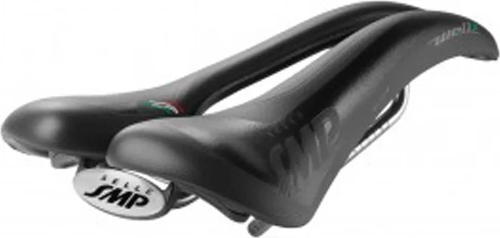 Selle SMP Well S Gel - Selle de Vélo Ergonomique Noire pour Cyclisme