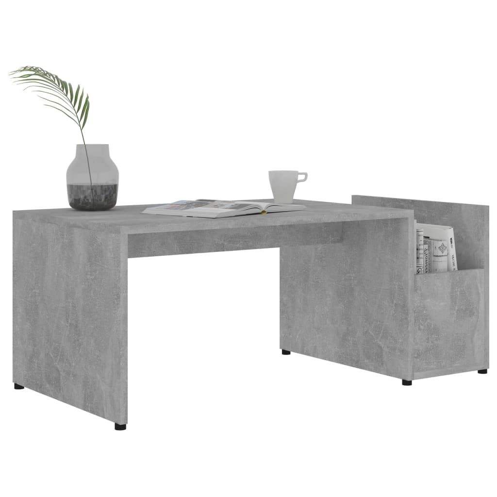 vidaXL Konferenční stolek Concrete Grey 90x45x35 cm Dřevěný Obrázek produktu 