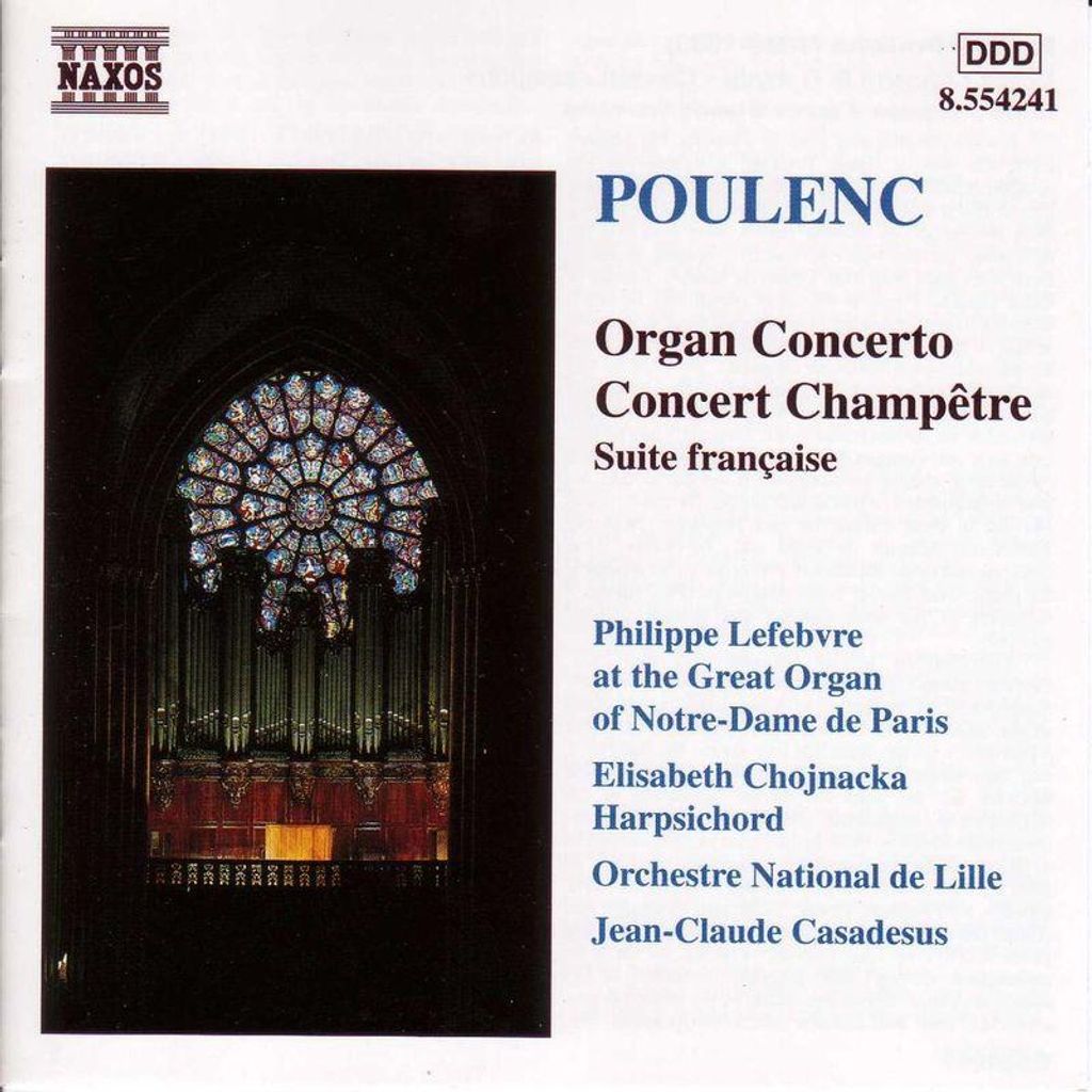 Poulenc: Concerto for organ & strings in Gm CD