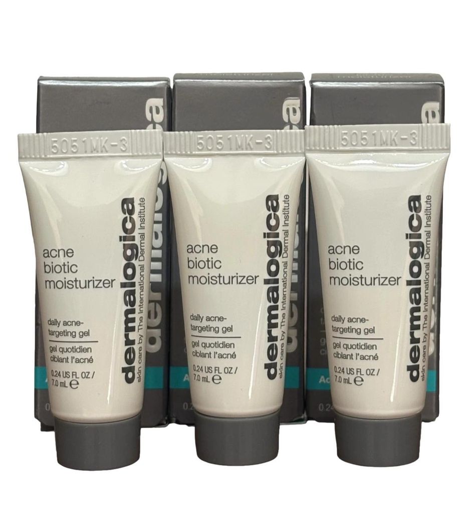 Dermalogica-Set, Acne Biotic, gegen Akne, Gel zur punktuellen Behandlung, für zu Akne neigende Haut, für das Gesicht, 3 Stück, 7 ml