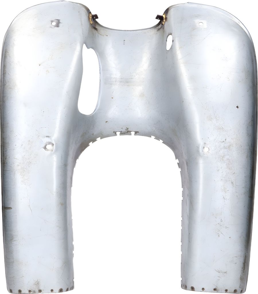 Knieblech, unlackiert - für Simson KR51/2