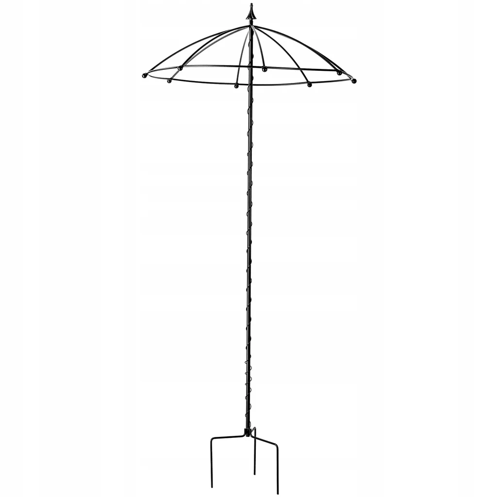 Tuteur arche pour rosiers et glycine décor de jardin en métal noir KADAX