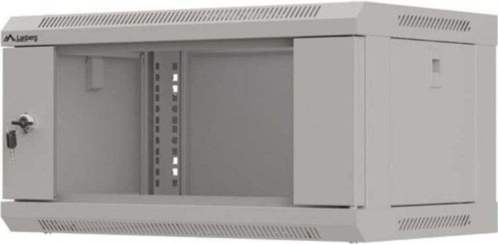 LANBERG 19" 4U 540x350 Wandgehäuse Glastür (FlatPack) gr Produktbild 