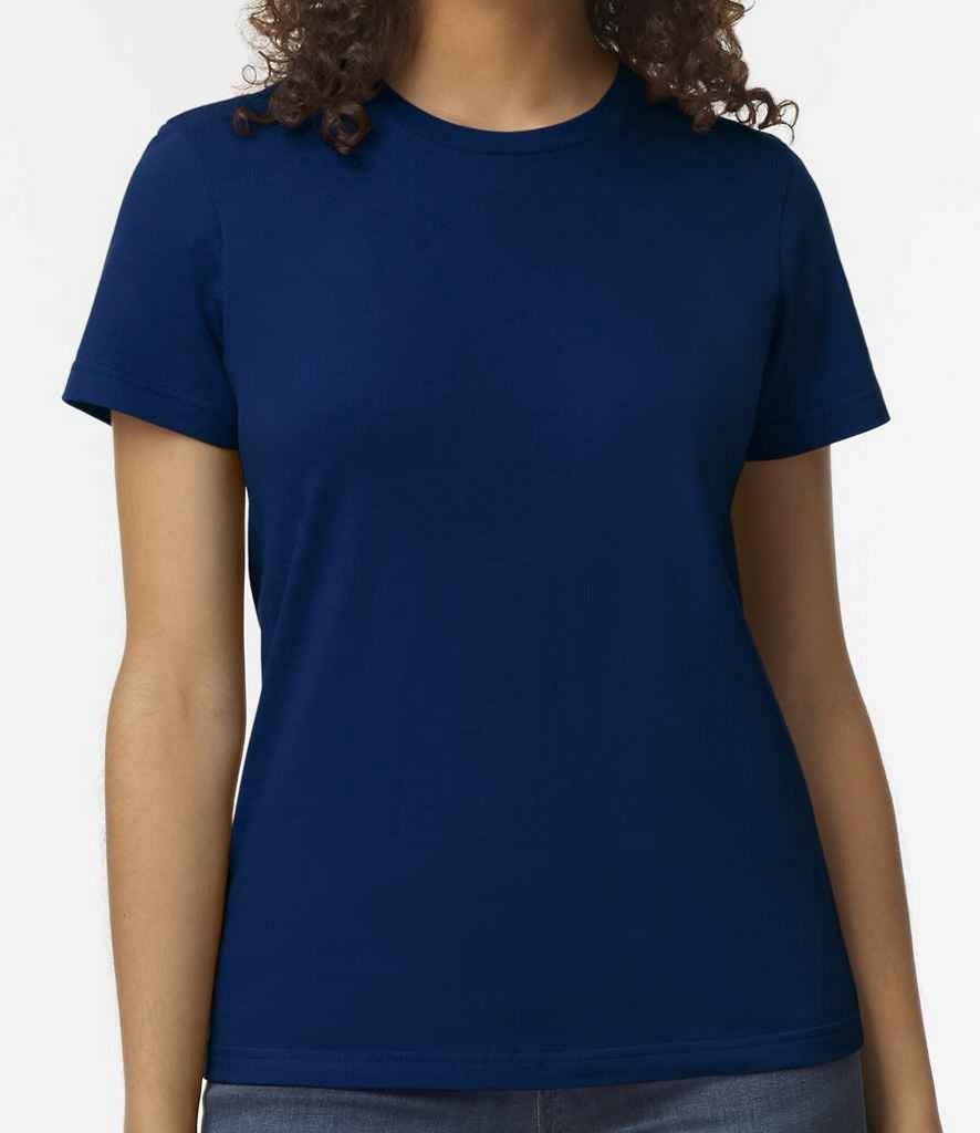 Gildan - T-Shirt Mittelschwer für Damen PC5259 (3XL) (Marineblau)