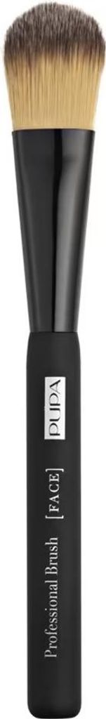 PUPA Milano Foundation Brush, Grundierungspinsel, Abgerundet, Dichte, Synthetisch, Schwarz
