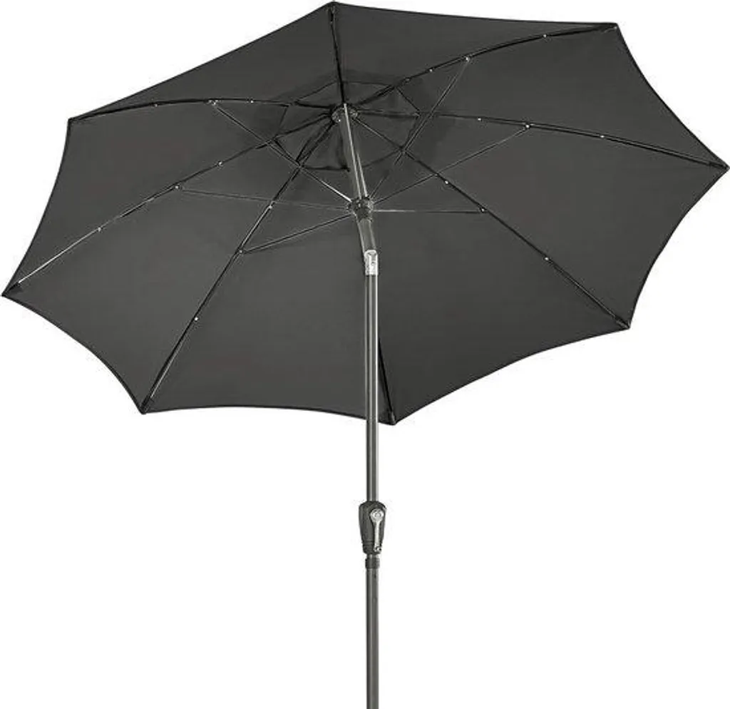 Abat-jour 220 cm aluminium gris foncé : Solution pour hauts plafonds