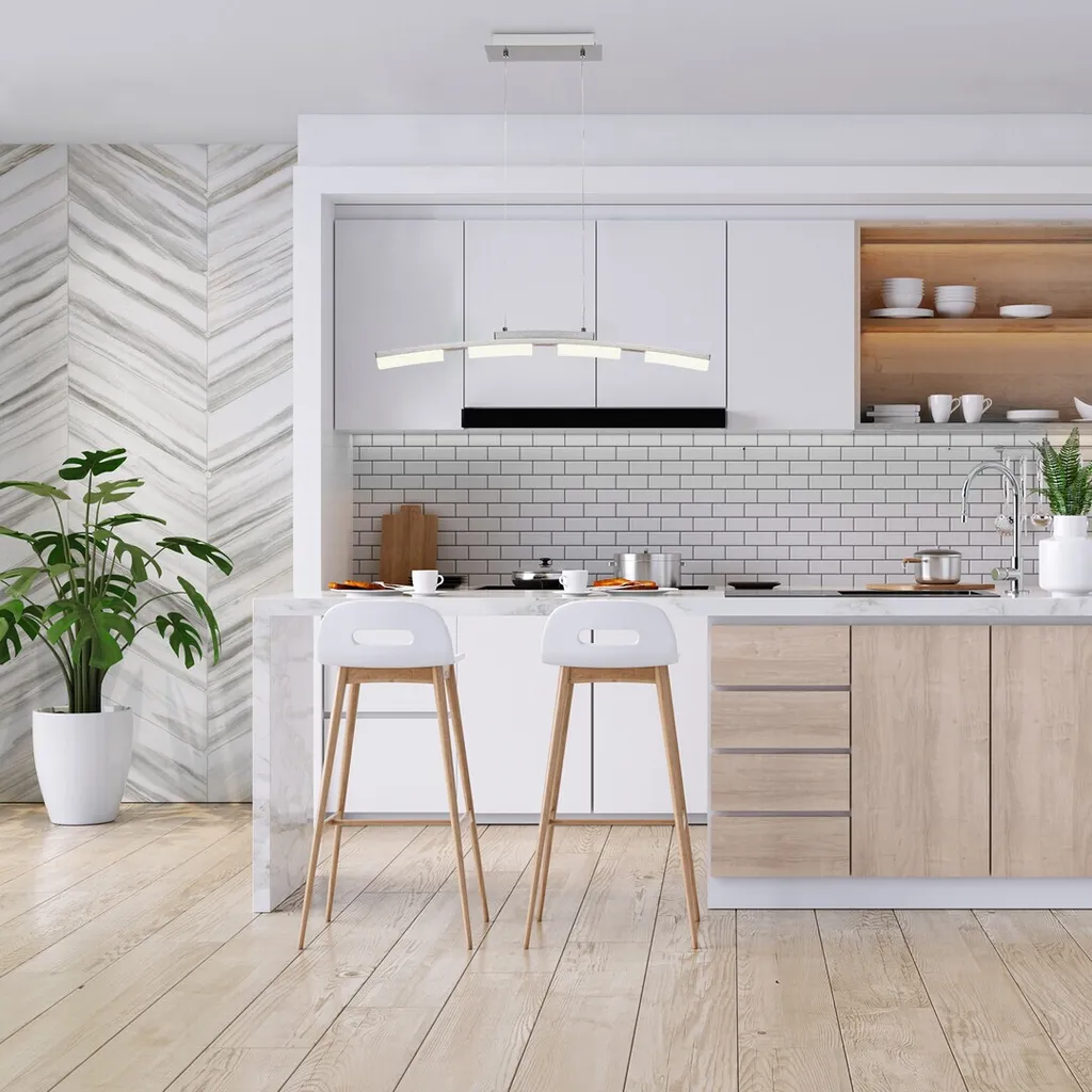 Suspension LED 20W avec interrupteur pour éclairage de salon moderne