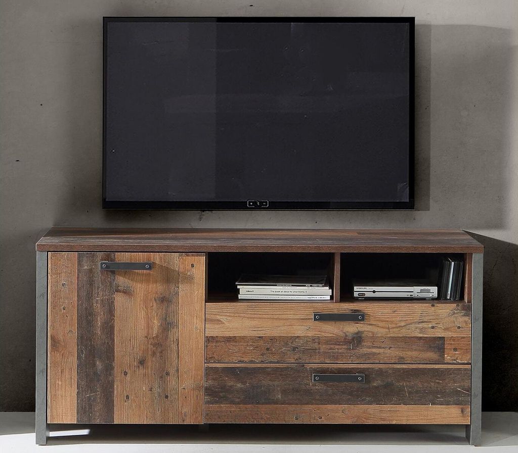 TV-Lowboard Unterschrank Fernsehtisch HiFI Element Rack Schrank "Celon II"