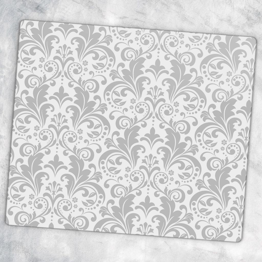 Glas-Herdabdeckplatten Glaskeramikkochfeld-Abdeckung Spritzschutz Glas 60 cm x 52 cm - Verzierungen