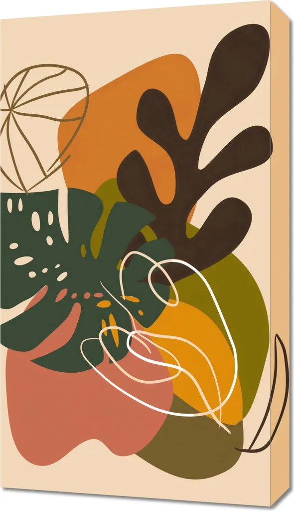Tableau Composition forestière 40x70 cm pour habiller un mur vide et triste