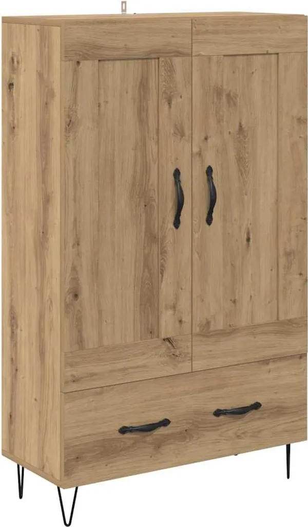 Madia Alta Rovere 69,5 cm - Mobile Contenitore Moderno Salotto