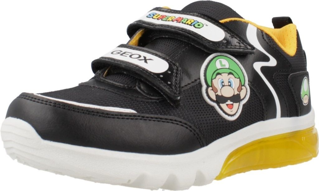 Geox J Ciberdrone X Super Mario In Black Yellow For Kids – 2.5 UK - 35 EU - 3.5 US / Black Yellow
