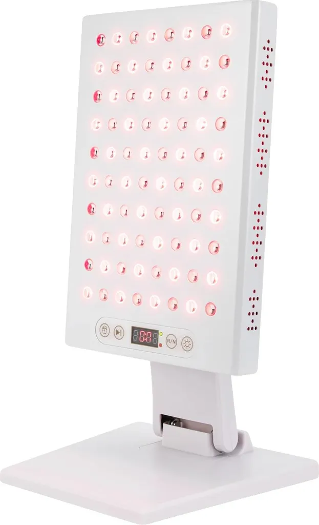 Appareil lumière rouge réglable blanc pour soin et récupération corps