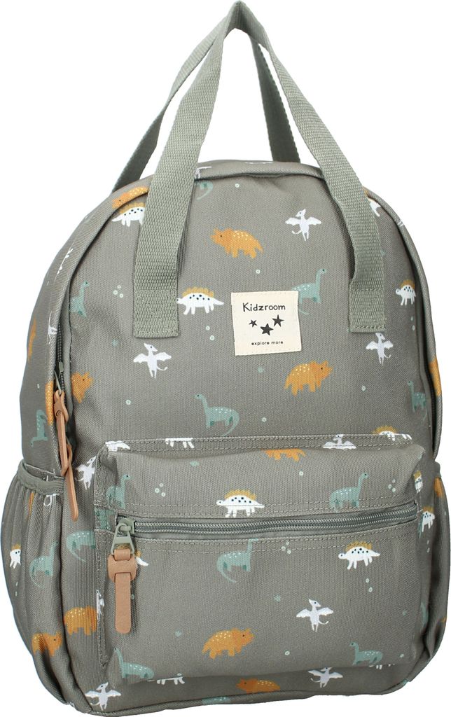 Kidzroom Small Talk Dinos Rucksack Grün  Grün One Size Produktbild 