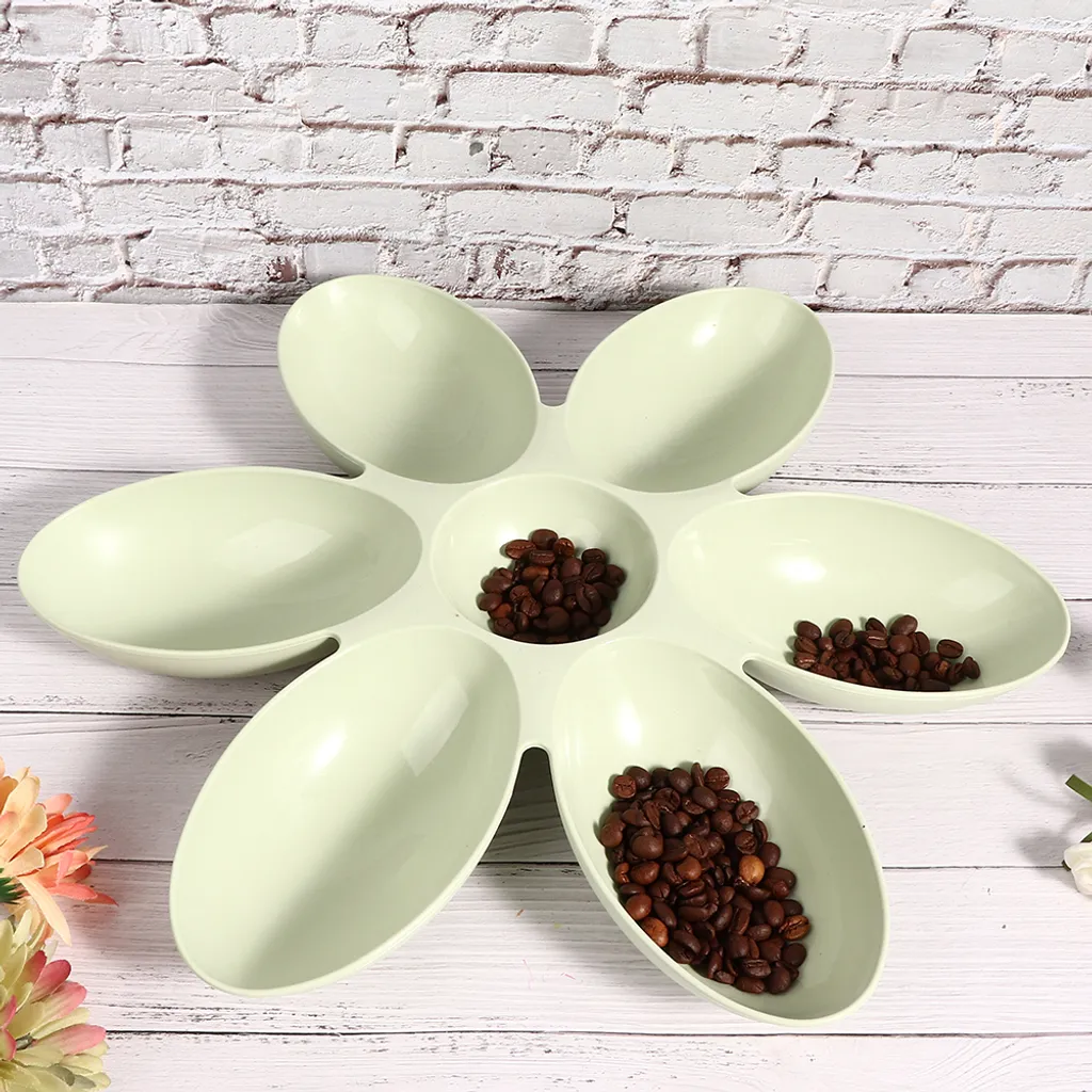 Gamelle PP Robuste Design Fleur - Anti-Dérapant Vert Chien Chat